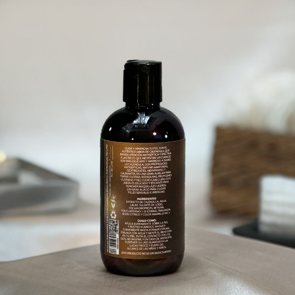 Jabón Facial y Corporal de Caléndula 250 ml (Tapa de disco)