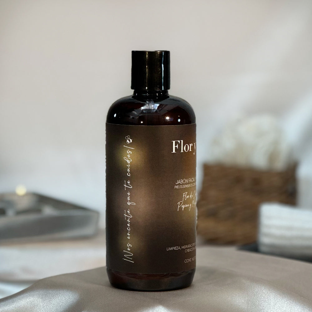 Jabón Facial y Corporal de Caléndula, Pepino y Miel de Abeja 500 ml (Tapa de Disco)