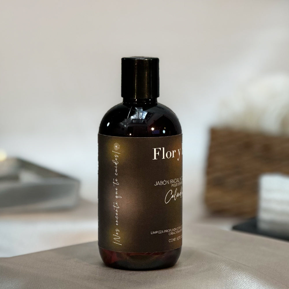 Jabón Facial y Corporal de Caléndula 250 ml (Tapa de disco)