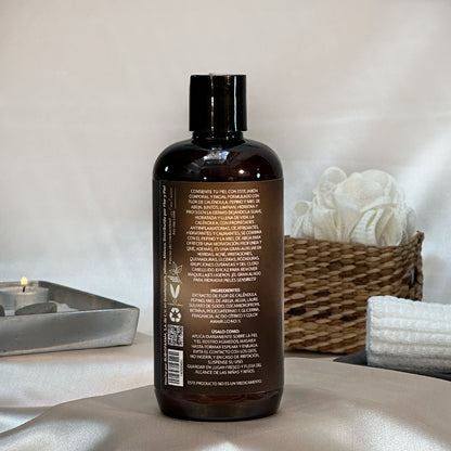 Jabón Facial y Corporal de Caléndula, Pepino y Miel de Abeja 500 ml (Tapa de Disco)